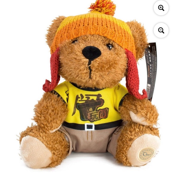 Cozy Teddy Bear with Knit Accessories Plush Firefly Jayne Bear - Picture 5 of 6